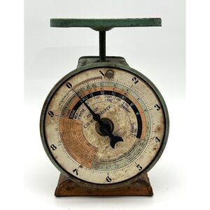 Antique 1930s Hanson Cook-O-Meter Kitchen‎ Scale 10 Pounds